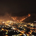 A Sarno brucia il Monte Saretto, incendio domato /FOTO