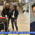 Ad 83 anni vive da mesi nell’aeroporto di Bologna, il Comune si mobilita per Arnaldo