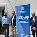 Al via la prima giornata di vaccini agli operatori turistici della Costa d'Amalfi all'Hub privato di Praiano