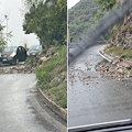 Allerta meteo arancione, in Costa d'Amalfi smottamenti e disagi alla viabilità / FOTO 