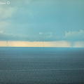 Allerta meteo in Costa d'Amalfi, quattro trombe marine al largo di Positano: gli scatti di Fabio Fusco 