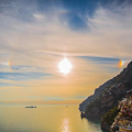 Arco Circumzenitale e Parelio: a Positano i fenomeni ottici atmosferici fotografati da Fabio Fusco