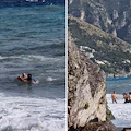 Bimbo rischia di annegare a Positano, salvato da alcuni bagnanti 