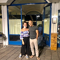 Cena al Ristorante Lido Azzurro di Amalfi per l'attore Filippo Nigro