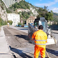 Continuano i lavori sulla SS 18 che da Vietri sul Mare passa per Cava e conduce a Salerno