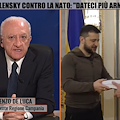 De Luca contro tutti: «Anche Nato, Zelensky e l'Ucraina sono responsabili della guerra»