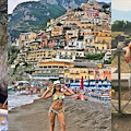 Di giorno poliziotto e di sera modella: Samantha Sepulveda in vacanza tra Capri, Positano e Pompei