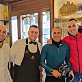 Fabio Cannavaro torna in Costiera Amalfitana, colazione alla Pasticceria Pansa di Amalfi 