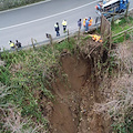 Frana a Sant'Agnello, prima bonifica e messa in sicurezza della zona e del costone