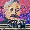 Inaugurato a Napoli il primo murale dedicato al poeta Salvatore Di Giacomo 