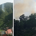 Incendio ad Amalfi, vigili del fuoco in azione / FOTO - VIDEO 