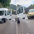 Incidente a Tramonti, coinvolte due auto ed un furgone 