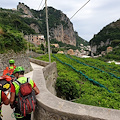 Infortunio per turista danese durante il percorso per la Valle delle Ferriere, intervenute tre squadre di soccorso 