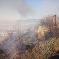 Inizia male il 2020 con il primo incendio sulla Chiunzi all'altezza di Corbara