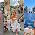 La famiglia Ferragni prosegue la vacanza in Costa d'Amalfi: la più social è Valentina, che detta stile dai suoi post Instagram