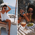 Lorna Luxe ad Amalfi, mare e relax al Santa Caterina per l'influencer e stilista inglese