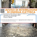 Maiori, 12 novembre interruzione elettrica in Via Casa Mannini