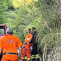 Maiori, incendio in località Capo d'Orso. Si attende arrivo dell'elicottero [FOTO]