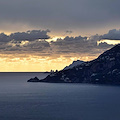 Maltempo, l'allerta arancione scende a gialla in Costa d'Amalfi