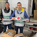 Napoli, sequestrate 1,2 tonnellate di tabacchi lavorati esteri di contrabbando e contraffatti