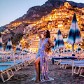 Nathalie Wanders torna a Positano. La blogger francese innamorata della Costiera Amalfitana