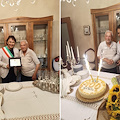 Pagani in festa per i 100 anni del signor Antonio 