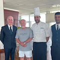 Per Aurelio De Laurentiis relax e tappa di gusto allo Yacht Club Marina di Stabia