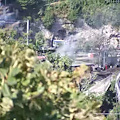 Positano, abitazione in fiamme in località Cascata 