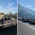 Positano, auto in fiamme alla Garitta: si indaga / FOTO - VIDEO 