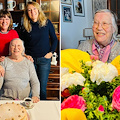 Positano, buon compleanno alla signora Regina dell'Hotel Savoia /foto