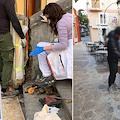 Positano, MAR restaura l'antica mensola romana ai piedi della scalinata per la Chiesa che era stata vandalizzata