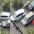 Positano: moto contro auto sulla Ss163, centauro trasportato in ospedale /FOTO