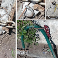 Positano, trancia catena e ruba una bici fissata lungo la Statale deserta /FOTO