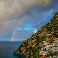 Positano, un buongiorno con i colori dell'arcobaleno: le foto di Fabio Fusco