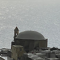 Positano, un fulmine si abbatte sul campanile della Chiesa Nuova