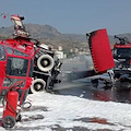 Reggio Calabria, incidente in fase d’atterraggio per l'elicottero dei vigili del fuoco 