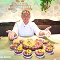 Sal De Riso all'Ostaria Pignatelli presenta il suo nuovo capolavoro di dolcezza /foto Gianni Riccio