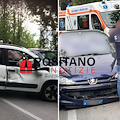 Sant'Egidio del Monte Albino, brutto incidente stradale: 3 automezzi coinvolti /foto