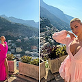 Sole e relax a Positano per la modella Blerta Veseli, Miss Universo Kosovo 2020 