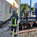 Treno con merci pericolose esce dai binari, tragedia sfiorata alla stazione di Centola 
