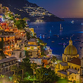 Tutti in rada a Positano per la Superluna del Cervo. Le fotografie di Fabio Fusco