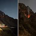 Vico Equense, nella notte nuovo incendio sulle colline di Tordigliano 