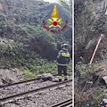 Vietri sul Mare, frana sulla strada ferrata Salerno - Napoli