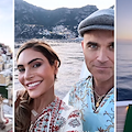 Yacht extralusso nelle acque di Positano, a bordo ci sono Robbie Williams e la moglie Ayda 