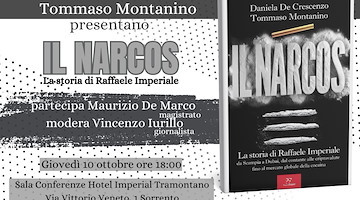 A Sorrento la presentazione in anteprima de "Il Narcos", il libro sulla storia di Raffaele Imperiale