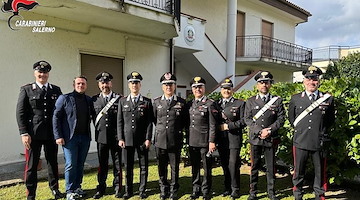 Alle stazioni di Amalfi, Tramonti e Vietri sul Mare la visita del Comandante della Legione Carabinieri Campania 