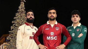 Calcio: domenica a Catania il Sorrento scende in campo con la maglia Christmas Edition 2024