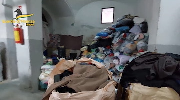 Ercolano, sequestrate 17 tonnellate di rifiuti speciali non pericolosi 