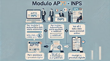 INPS, invio digitale modello AP70 per indennità di comunicazione. Ecco il link come inviarlo 