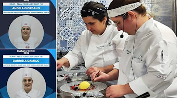 Le chef Giordano e Damico portano la cucina della Costa d'Amalfi a "Casa Sanremo" 